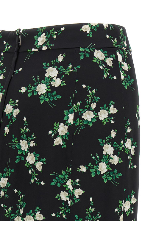 'Fiorellini' skirt Black