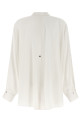 Crêpe de chine shirt White