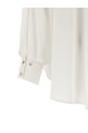 Crêpe de chine shirt White