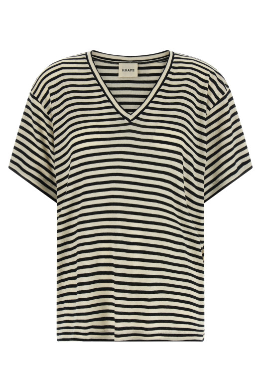 'Linda' T-shirt Black-grey