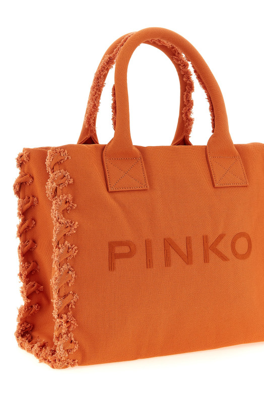 Medium 'Beach' shopping bag orange