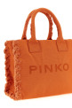 Medium 'Beach' shopping bag orange