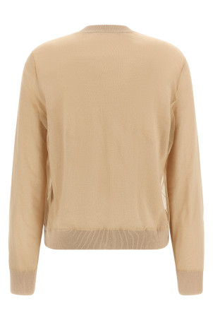 Tulle cardigan Brown