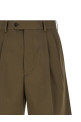 Gabardine bermuda shorts Brown