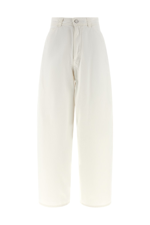 Denim pants White