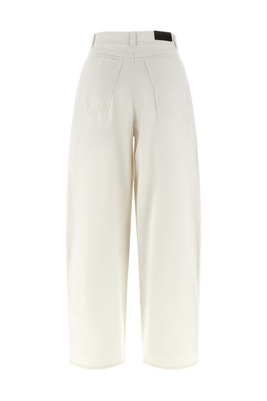 Denim pants White
