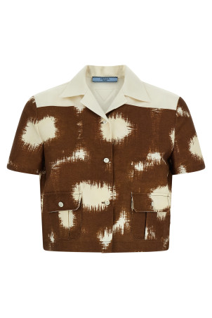 Canvas shirt Brown