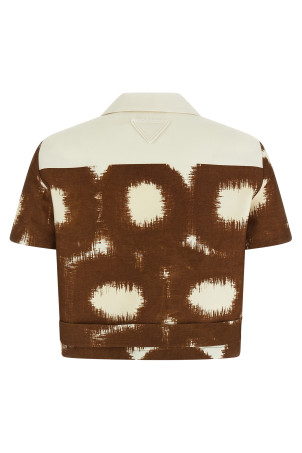 Canvas shirt Brown
