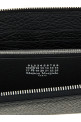 Stitching logo wallet Black
