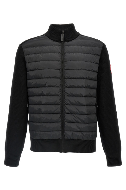 'HyBridge® Quilted Knit' jacket Black