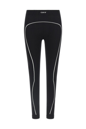 'Off Active' line leggings Black-grey