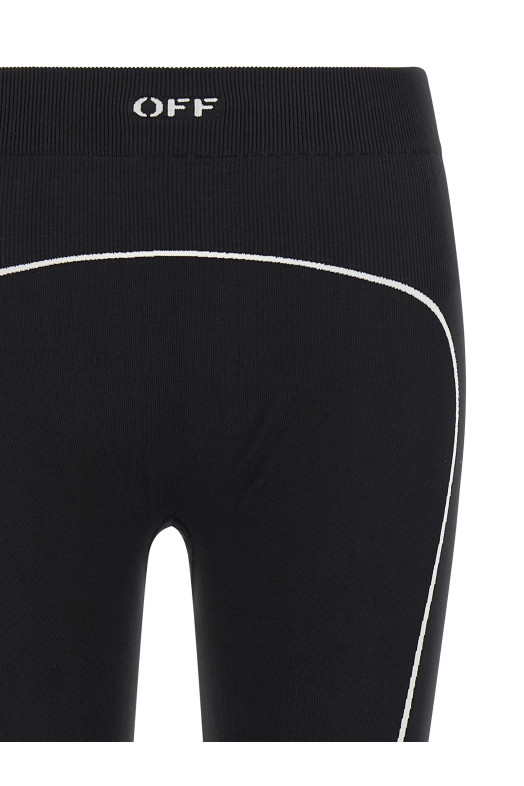 'Off Active' line leggings Black-grey