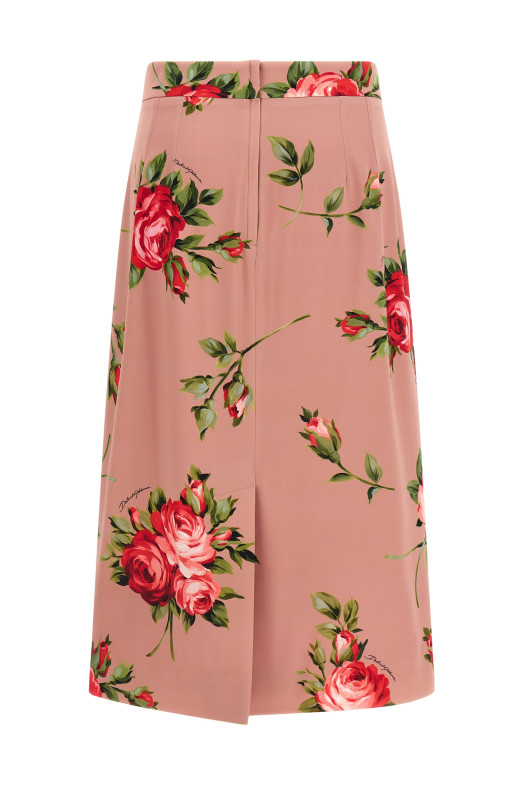 'Bouquet Rose' skirt Pink