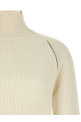 Zip sweater White