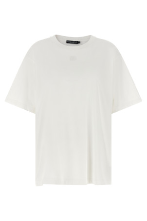 T-shirt with scarf White