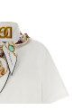 T-shirt with scarf White
