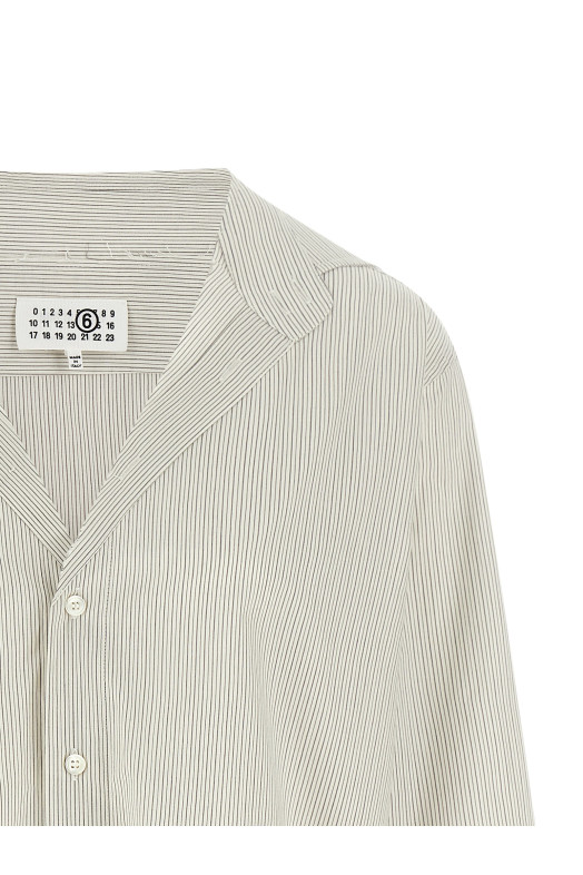 Trompe l'oeil collar shirt Gray