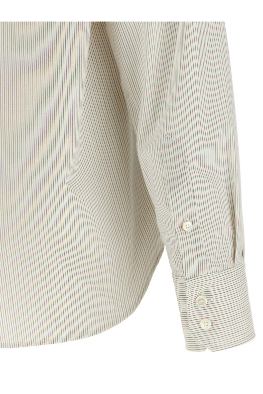 Trompe l'oeil collar shirt Gray