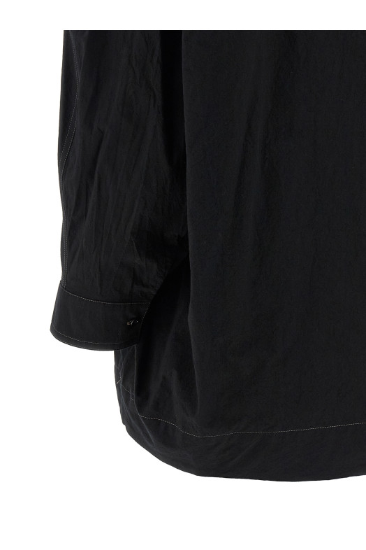 Blouse with scarf Black