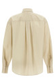 Sequin embroidery shirt Beige