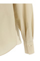 Sequin embroidery shirt Beige