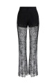Lace trousers Black