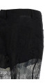 Lace trousers Black