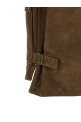 Couture suede vest Brown