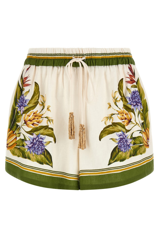 'Sand Tropical Scarf' shorts Multicolor