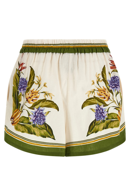 'Sand Tropical Scarf' shorts Multicolor