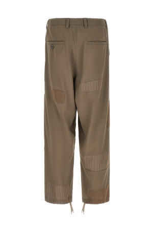 'Repaired Wool' pants Beige