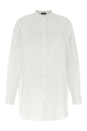 Shirt with scarf White