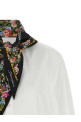 Shirt with scarf White