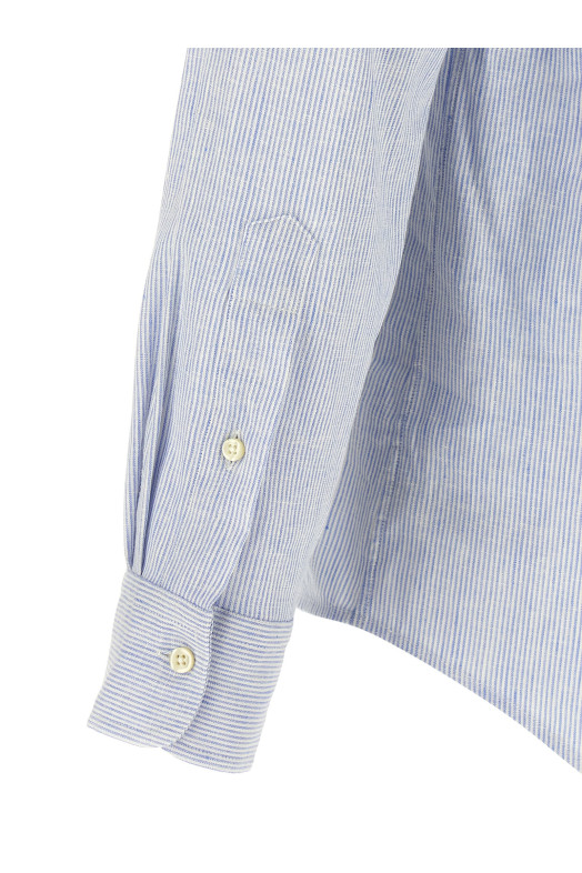 Linen cotton shirt  BLUE