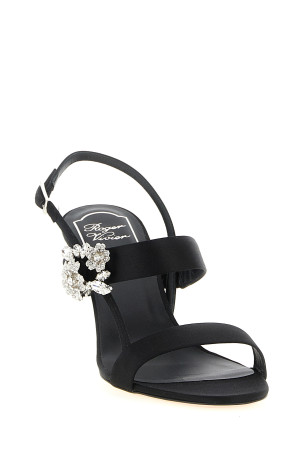'Mini Bouquet' sandals Black