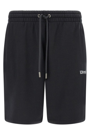 'Heraldic Arrow' bermuda shorts Black