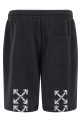 'Heraldic Arrow' bermuda shorts Black