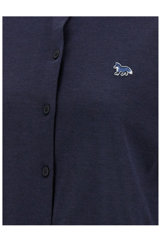 'Baby Fox' cardigan Blue
