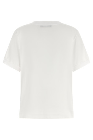 Logo embroidery t-shirt White