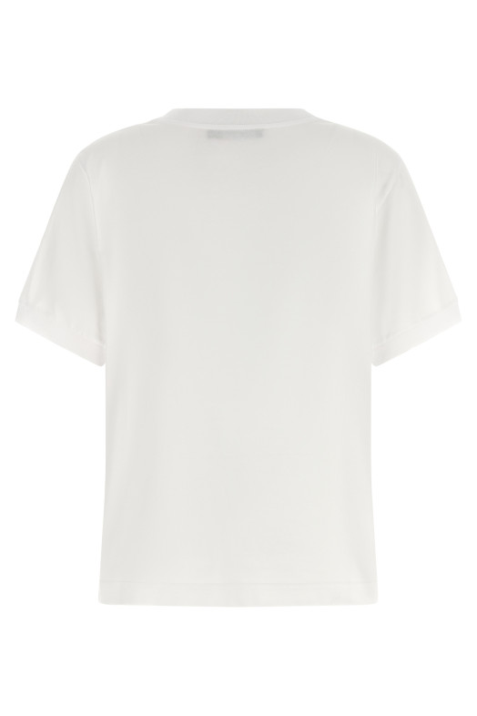 Logo embroidery t-shirt White