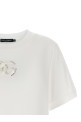 Logo embroidery t-shirt White