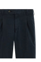 Stretch cotton bermuda shorts Blue