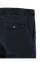 Stretch cotton bermuda shorts Blue