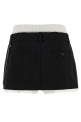'Pre-Styled Pleated W/Chain' skort Black-grey