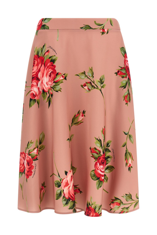 'Bouquet Rose' skirt Pink