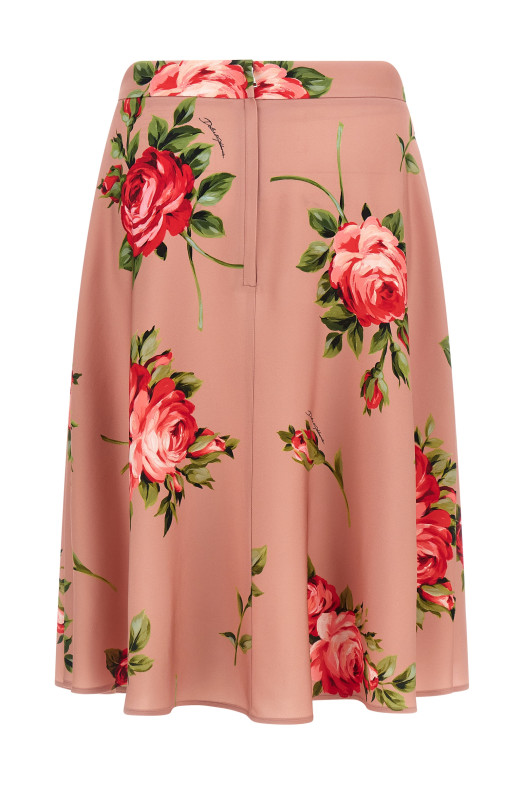 'Bouquet Rose' skirt Pink