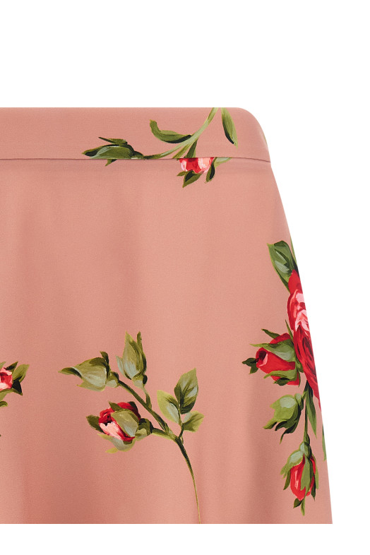 'Bouquet Rose' skirt Pink