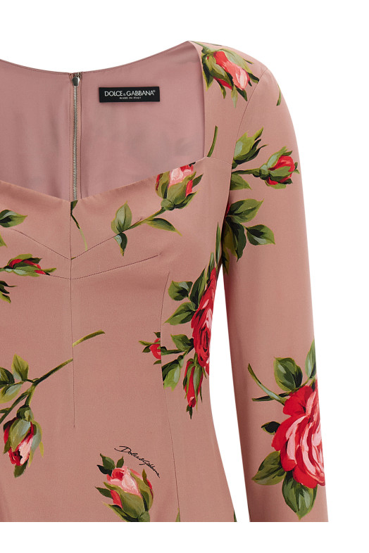 'Bouquet Rose' dress Pink