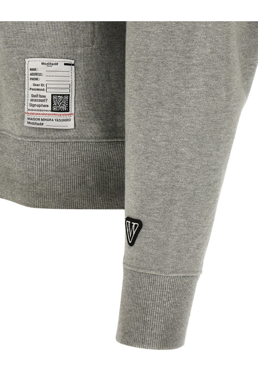 'Don't Tag Me' sweatshirt Gray