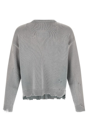 'Dog Jacquard Knit' cardigan Gray